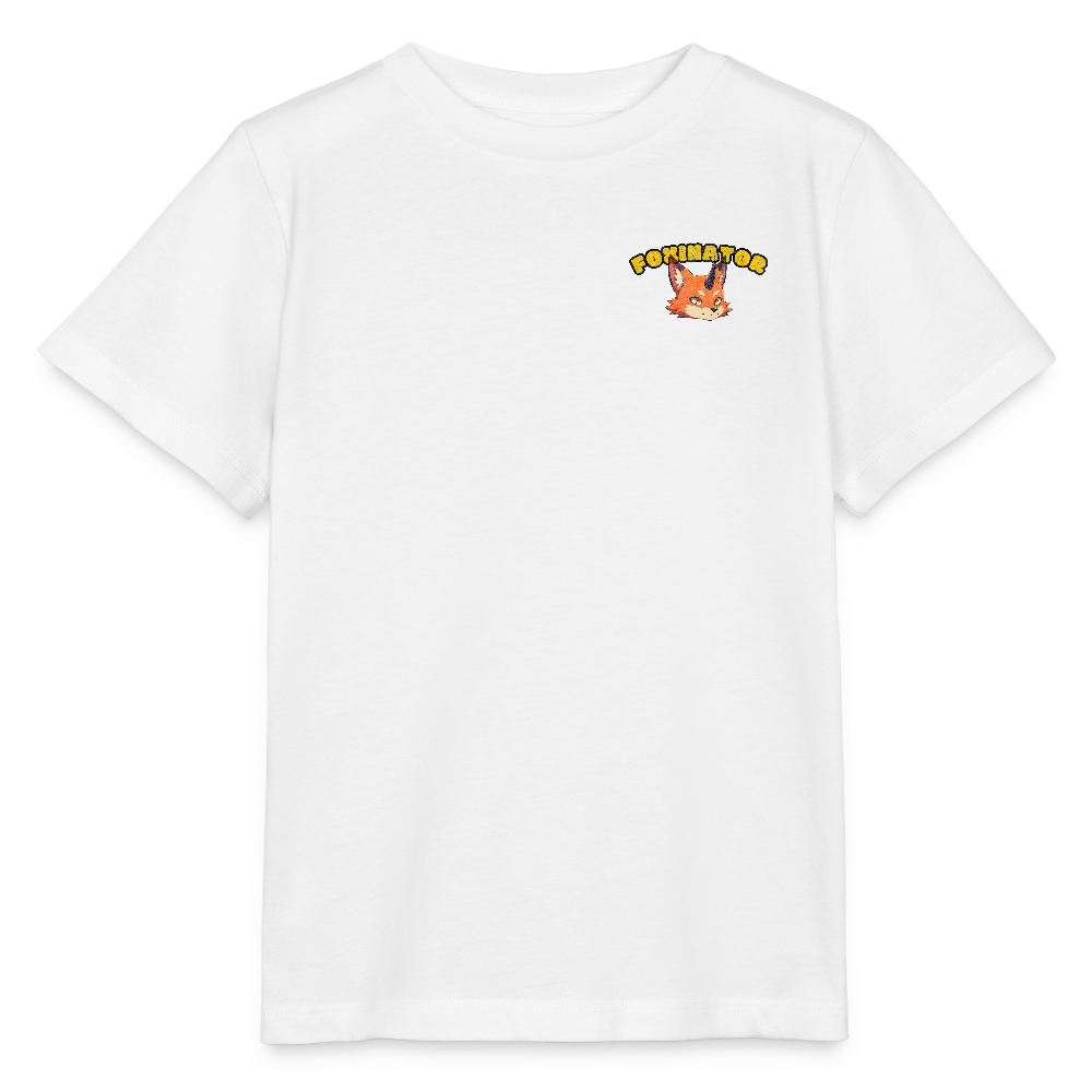 Tokyo Devil Kinder T-Shirt FOXINATOR | Organic Cotton - Weiß
