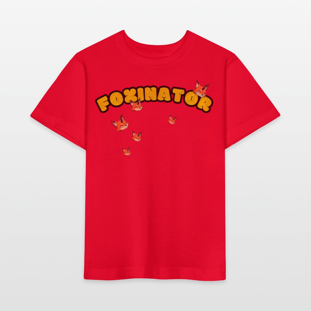 Tokyo Devil Kinder T-Shirt FOXINATOR Oni-Fuchs | Organic Cotton - Rot