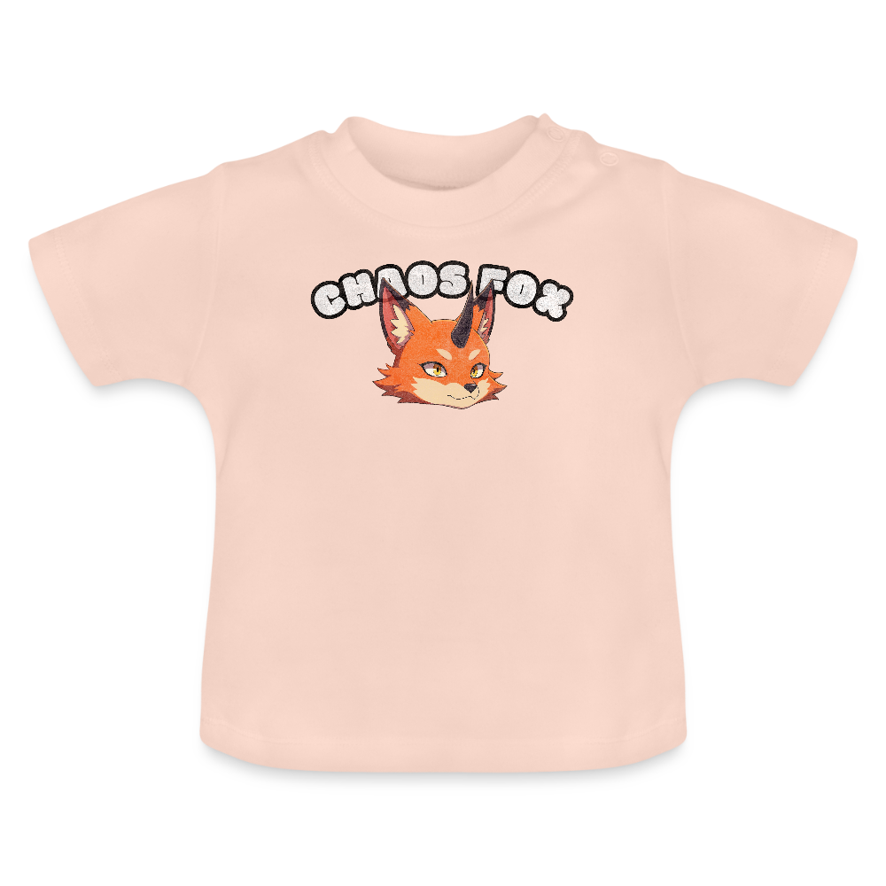 Tokyo Devil Baby T-Shirt Mini Tee | 100% Baumwolle | Mit Druckknöpfen - Kristallrosa