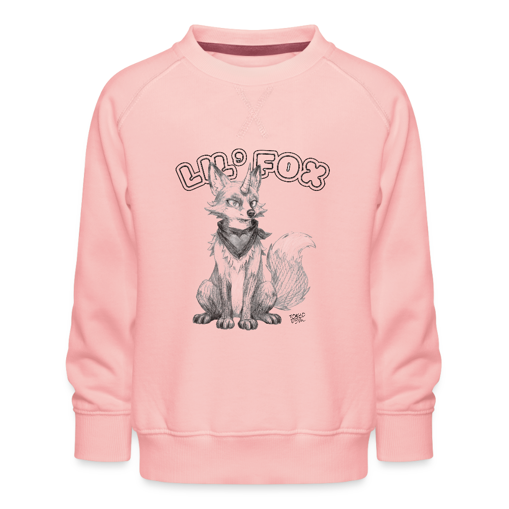 LIL’ DEVILS Oni Fuchs Skizze Kinder Pullover | Tokyo Devil - Kristallrosa