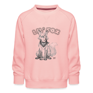 LIL’ DEVILS Oni Fuchs Skizze Kinder Pullover | Tokyo Devil - Kristallrosa