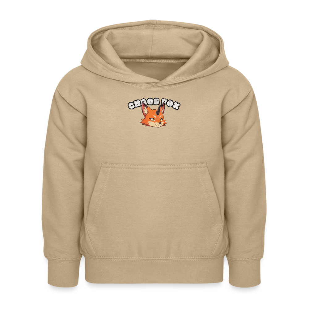 Tokyo Devil Teen Streetwear Kuschel-Hoodie | Chaos Fox - Sand