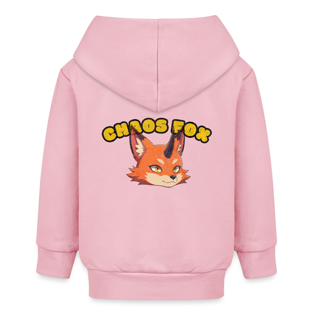 Tokyo Devil Kinder Hoodie mit TD TYPO | Bio-Baumwolle - Hellrosa