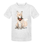 Oni Fuchs Skizze T-Shirt | Tokyo Devil - Weiß meliert