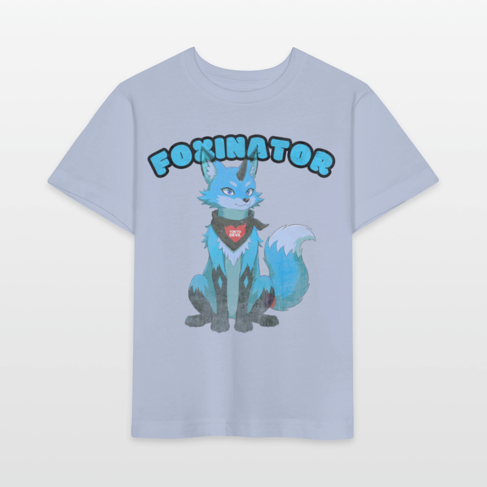 Tokyo Devil Kinder T-Shirt Foxinator Coralblue | Organic Cotton - Lavendel-Violett