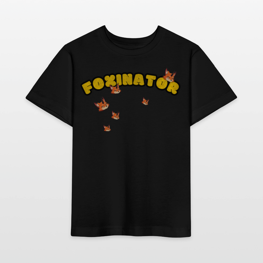 Tokyo Devil Kinder T-Shirt FOXINATOR Oni-Fuchs | Organic Cotton - Schwarz
