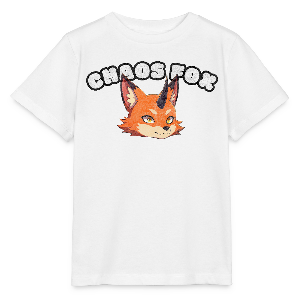 Tokyo Devil Kids T-Shirt Chaos Fox | Organic Cotton - Weiß