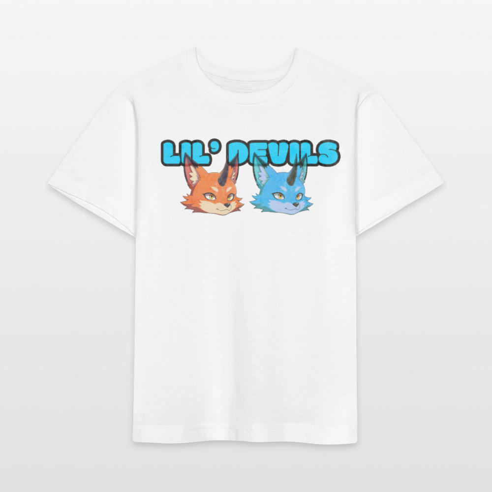 Tokyo Devil Kinder T-Shirt | LIL’ DEVILS Print + Oni-Motive - Weiß