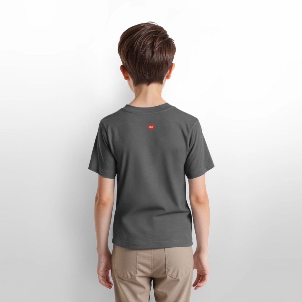 Tokyo Devil Kinder T-Shirt | DEVIL Print - Anthrazit