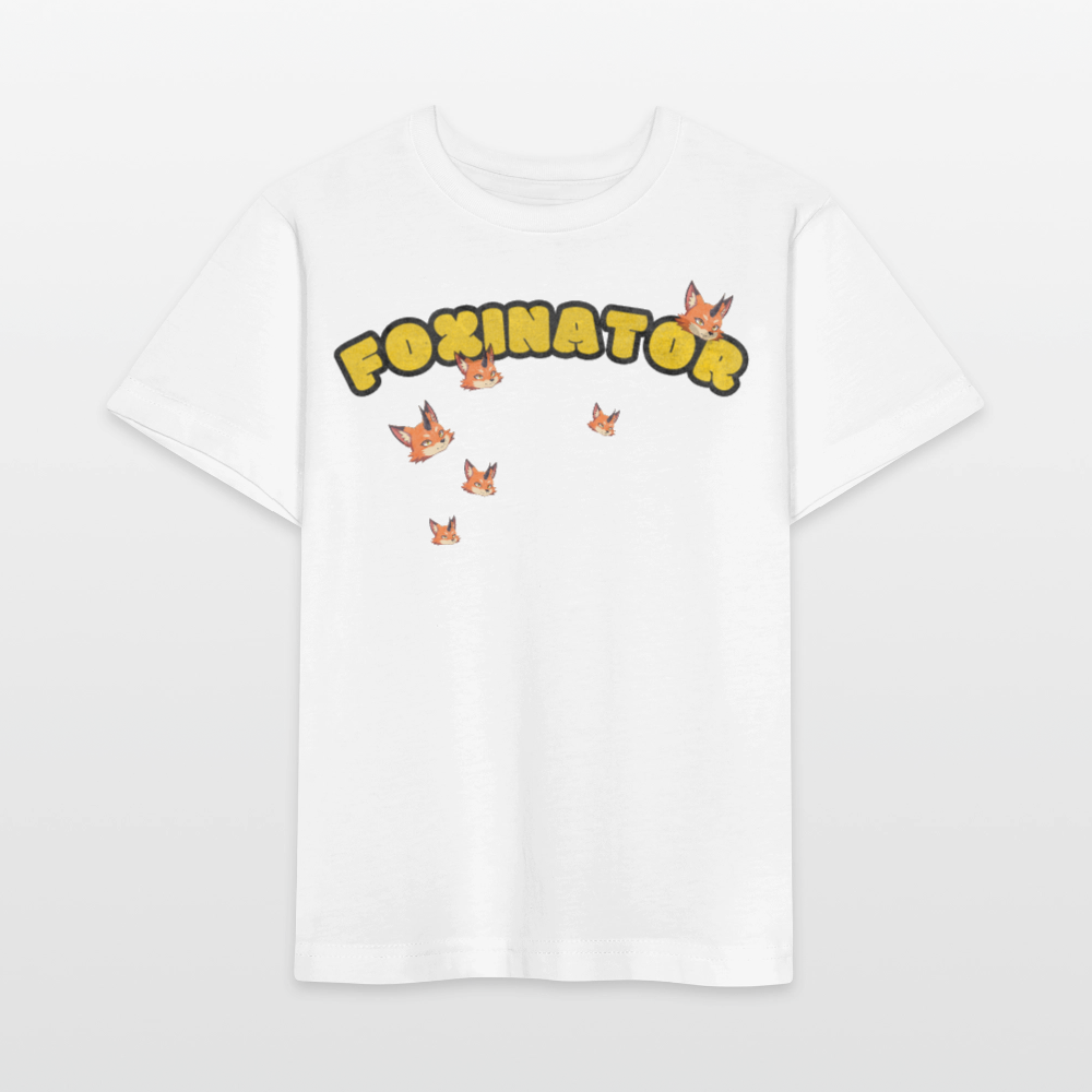 Tokyo Devil Kinder T-Shirt FOXINATOR Oni-Fuchs | Organic Cotton - Weiß