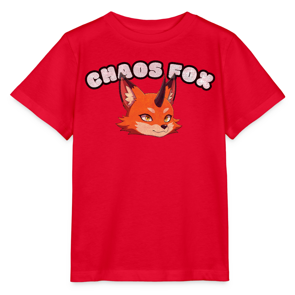 Tokyo Devil Kids T-Shirt Chaos Fox | Organic Cotton - Rot