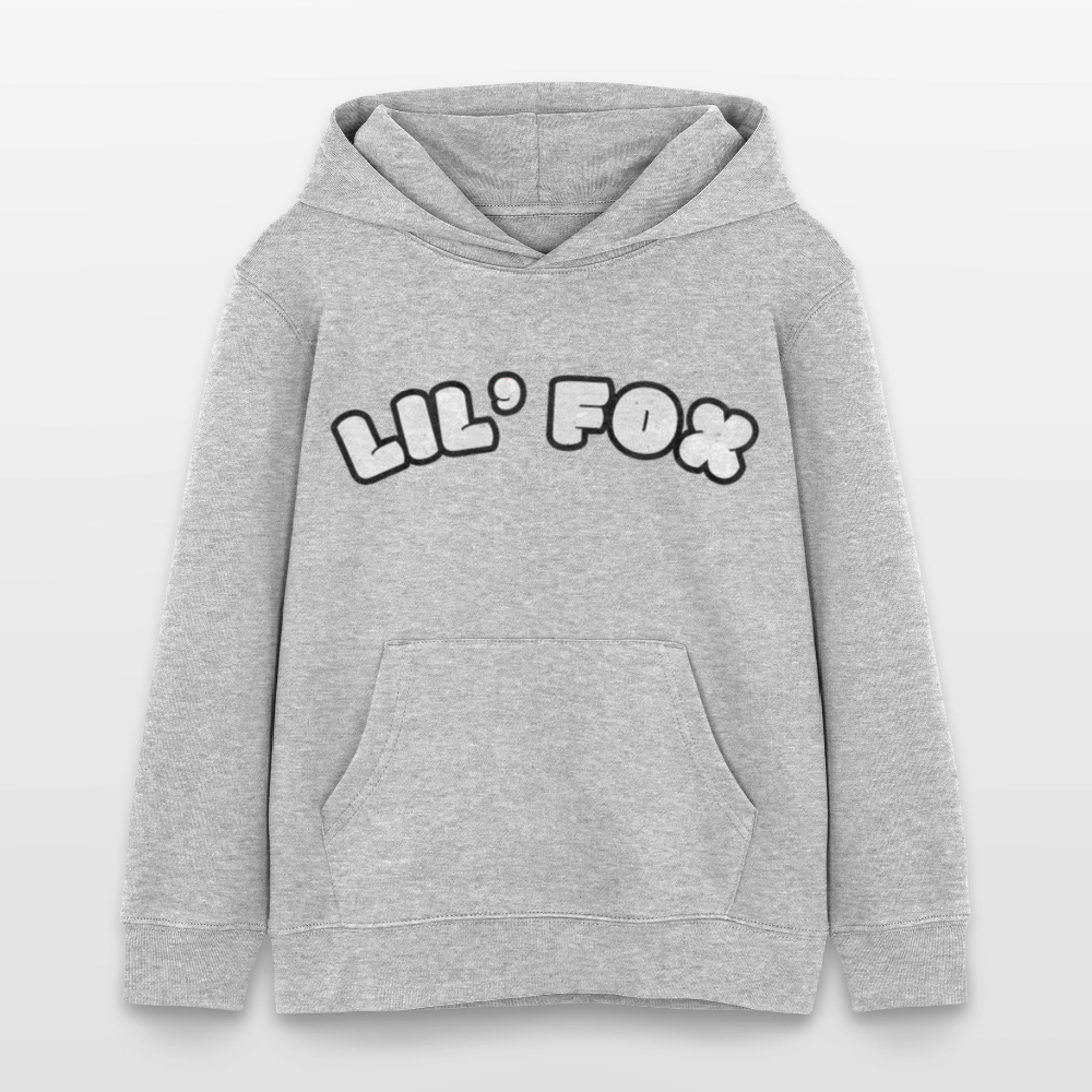 LIL`FOX Oni-Fuchs Kinder Bio-Hoodie | Tokyo Devil - Grau meliert