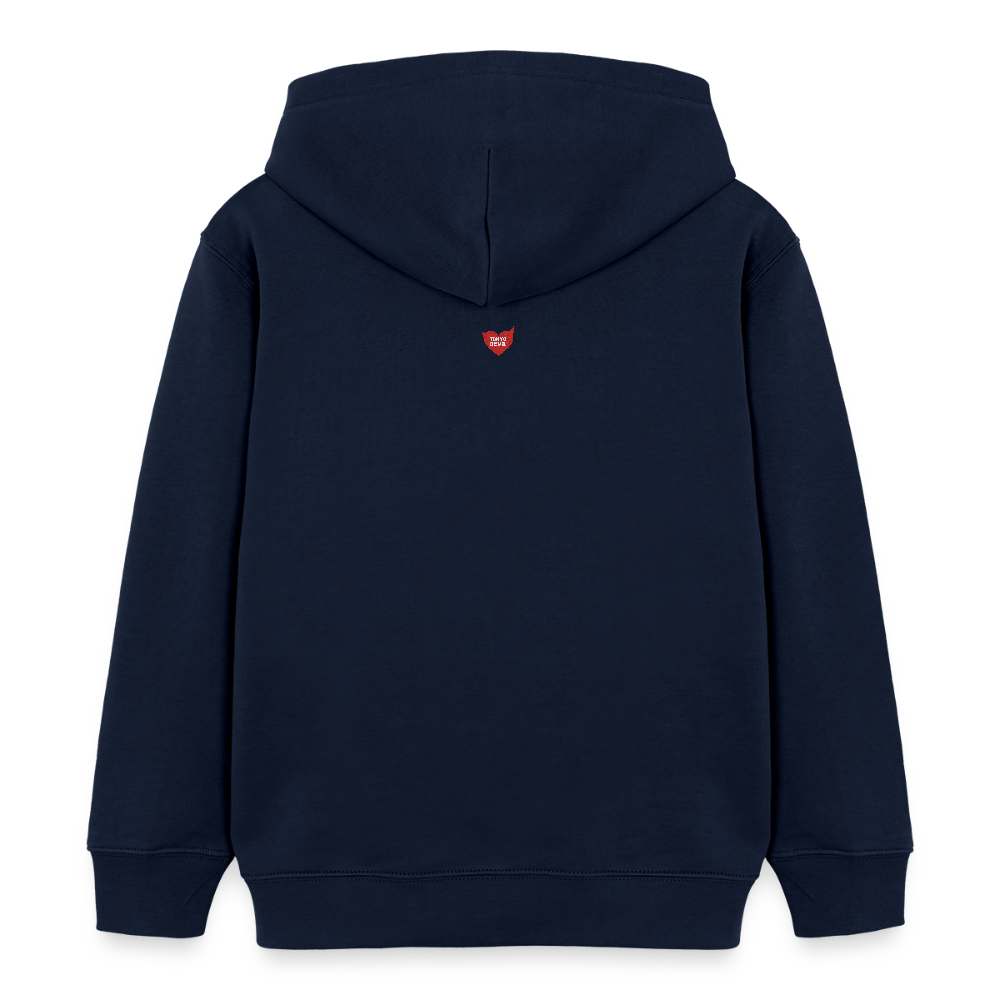 TD Logo Kinder Bio-Hoodie | Tokyo Devil - Navy