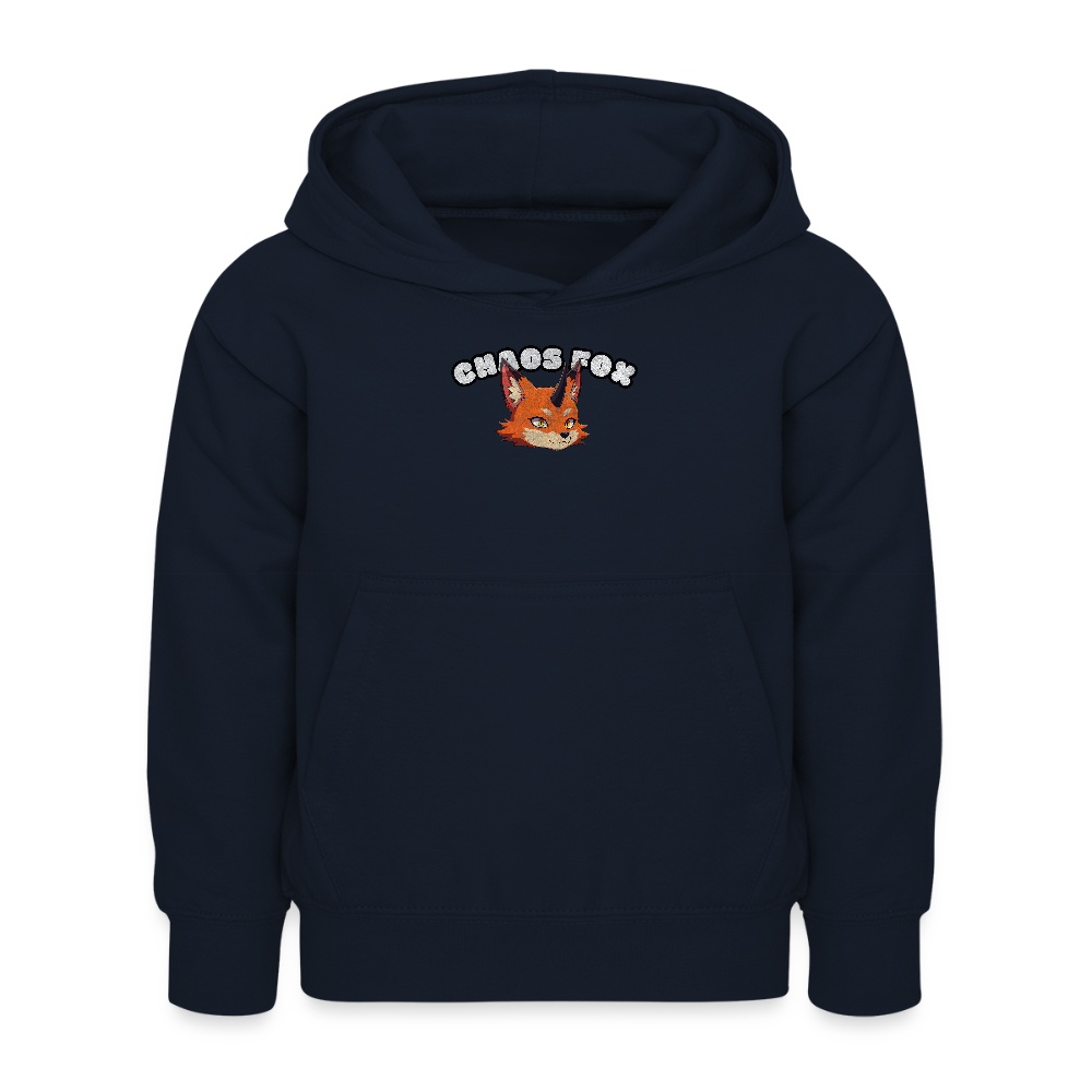 Tokyo Devil Teen Streetwear Kuschel-Hoodie | Chaos Fox - Navy