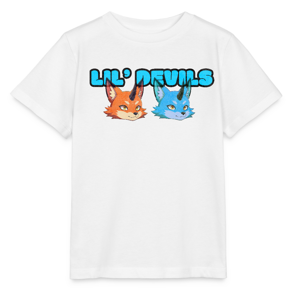Tokyo Devil Kinder T-Shirt | LIL’ DEVILS Print + Oni-Motive - Weiß