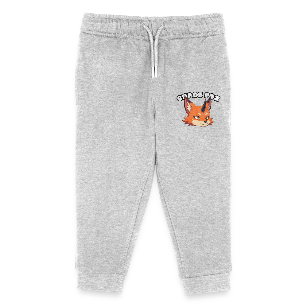 Tokyo Devil Kinder Bio Jogginghose Mini Mover | Organic Cotton Streetwear - Grau meliert