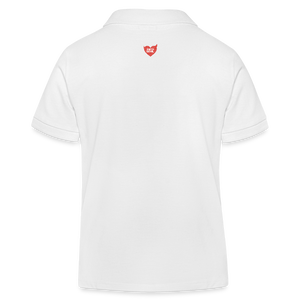 CHAOS FOX Kinder Bio-Poloshirt | Tokyo Devil - Weiß