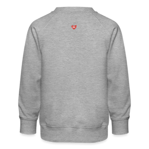 LIL’ DEVILS Oni Fuchs Skizze Kinder Pullover | Tokyo Devil - Grau meliert