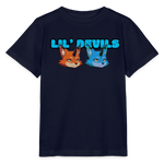 Tokyo Devil Kinder T-Shirt | LIL’ DEVILS Print + Oni-Motive - Navy