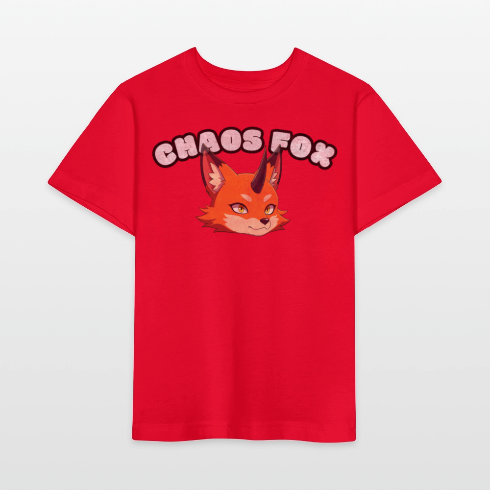 Tokyo Devil Kids T-Shirt Chaos Fox | Organic Cotton - Rot