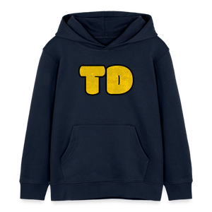 TD Logo Kinder Bio-Hoodie | Tokyo Devil - Navy