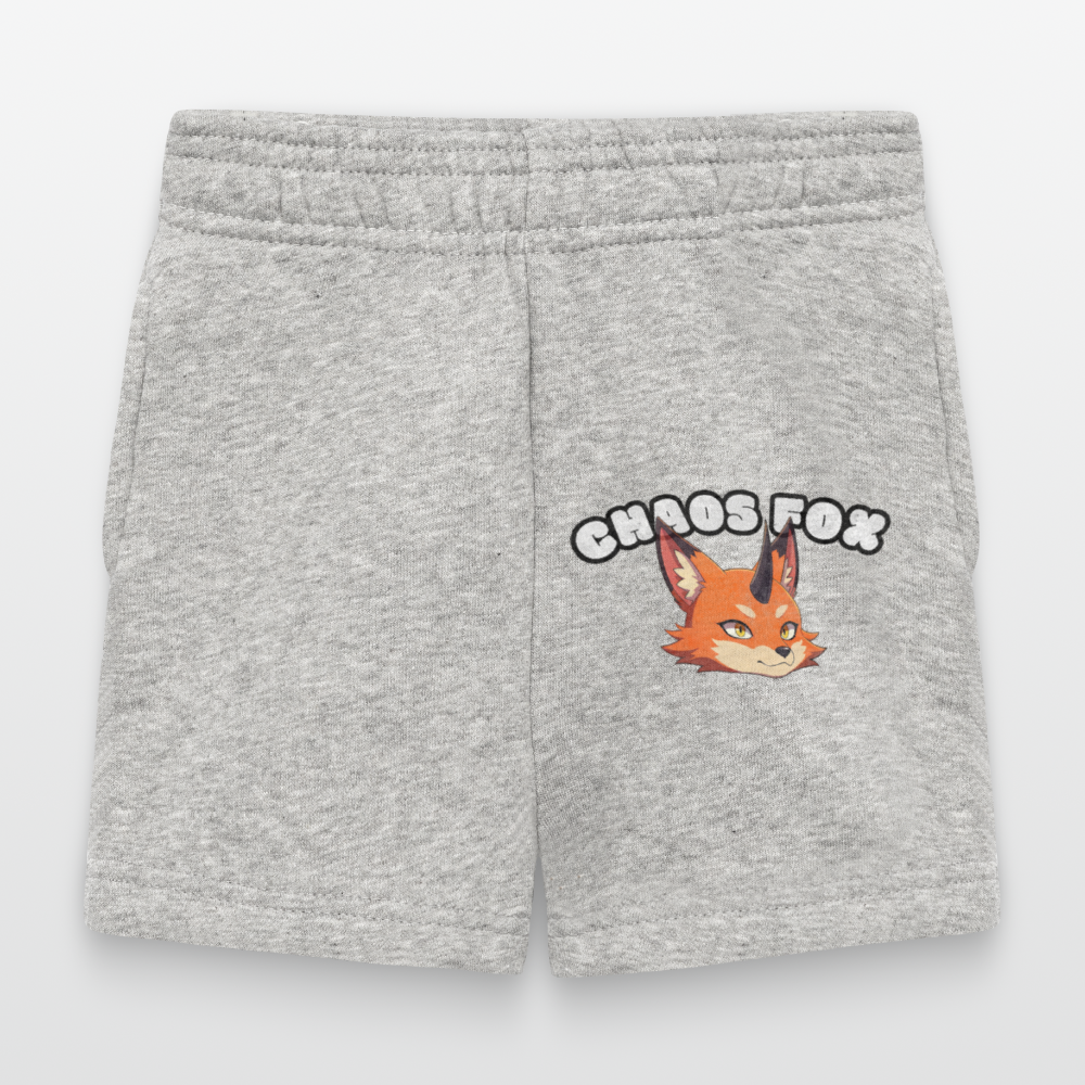 Tokyo Devil Baby Shorts Cozy Streetwear Mini Edition | Baumwolle - Grau meliert