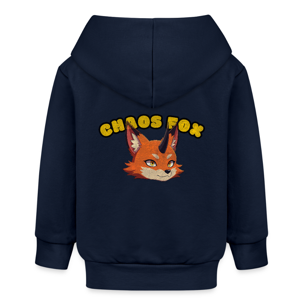 Tokyo Devil Kinder Hoodie mit TD TYPO | Bio-Baumwolle - Navy