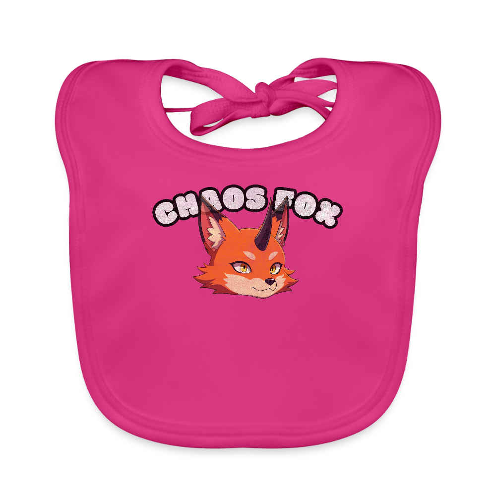 Tokyo Devil Baby Bio-Lätzchen Organic Cotton | Streetwear Mini Edition - Fuchsia