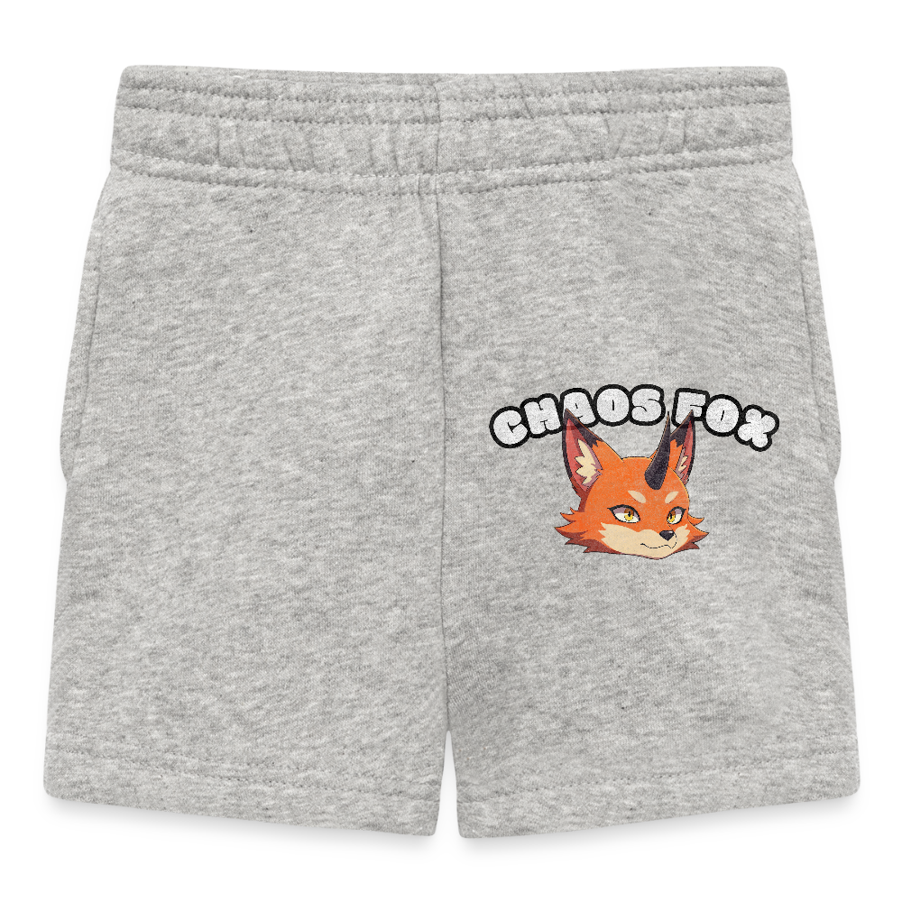 Tokyo Devil Baby Shorts Cozy Streetwear Mini Edition | Baumwolle - Grau meliert
