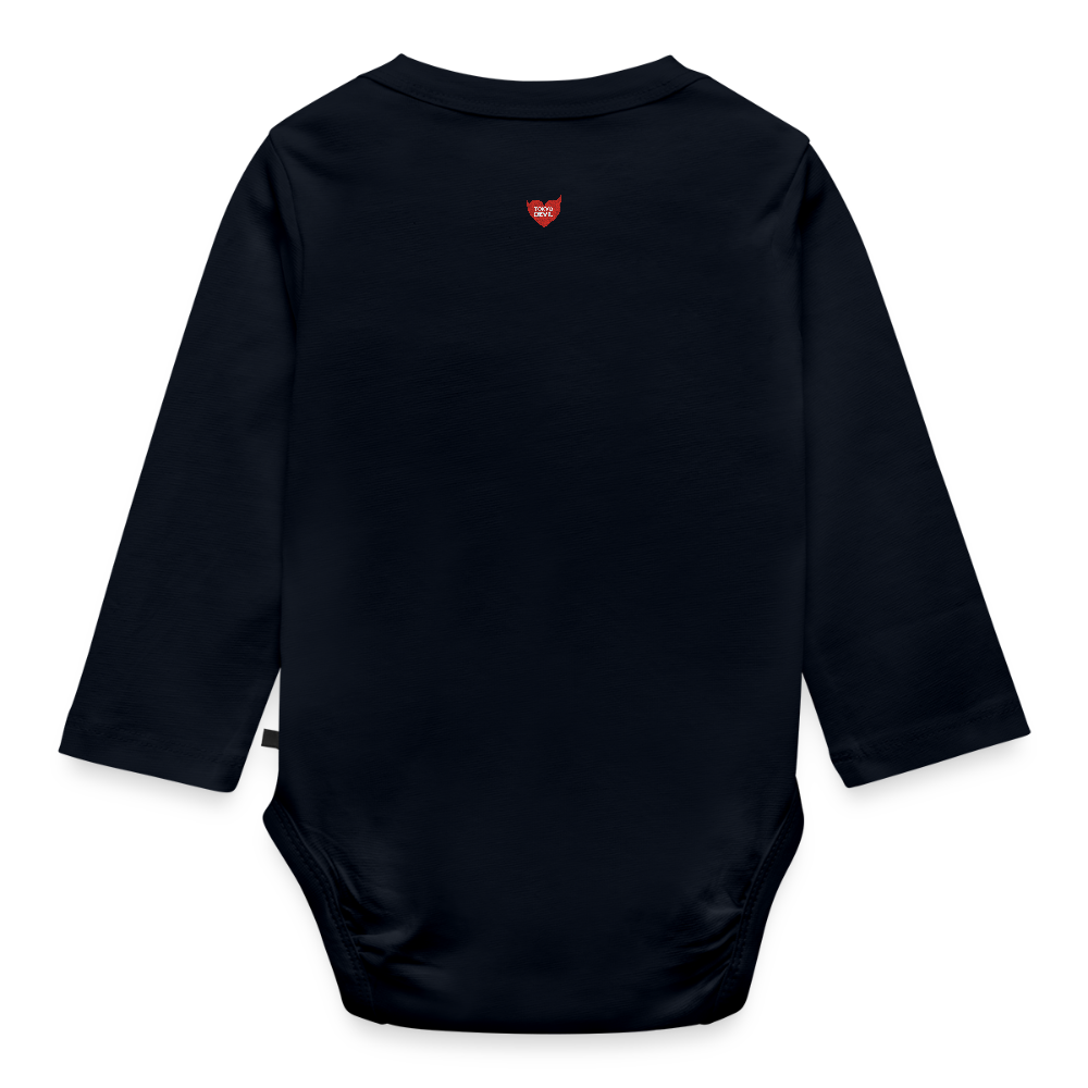 Tokyo Devil Baby Bio-Langarm-Body Organic Cotton | Streetwear Mini Edition - Navy