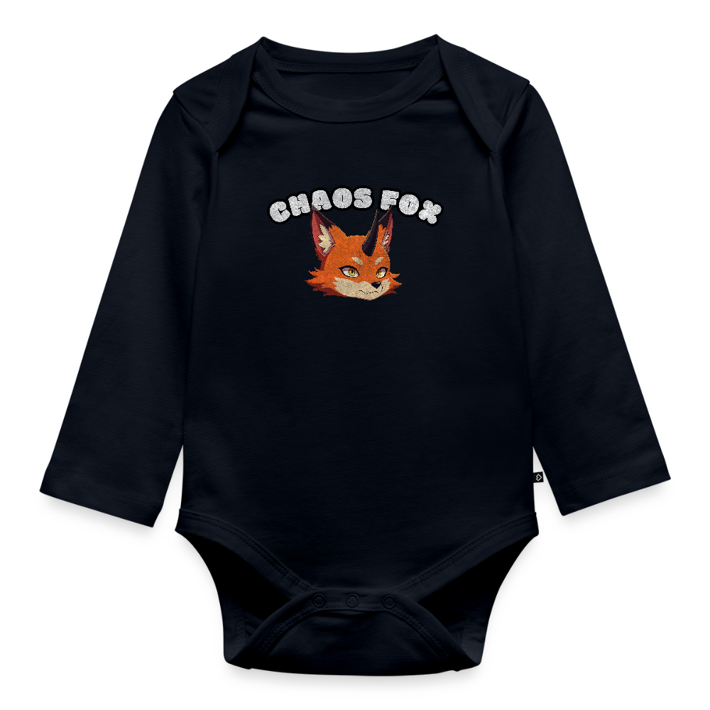 Tokyo Devil Baby Bio-Langarm-Body Organic Cotton | Streetwear Mini Edition - Navy