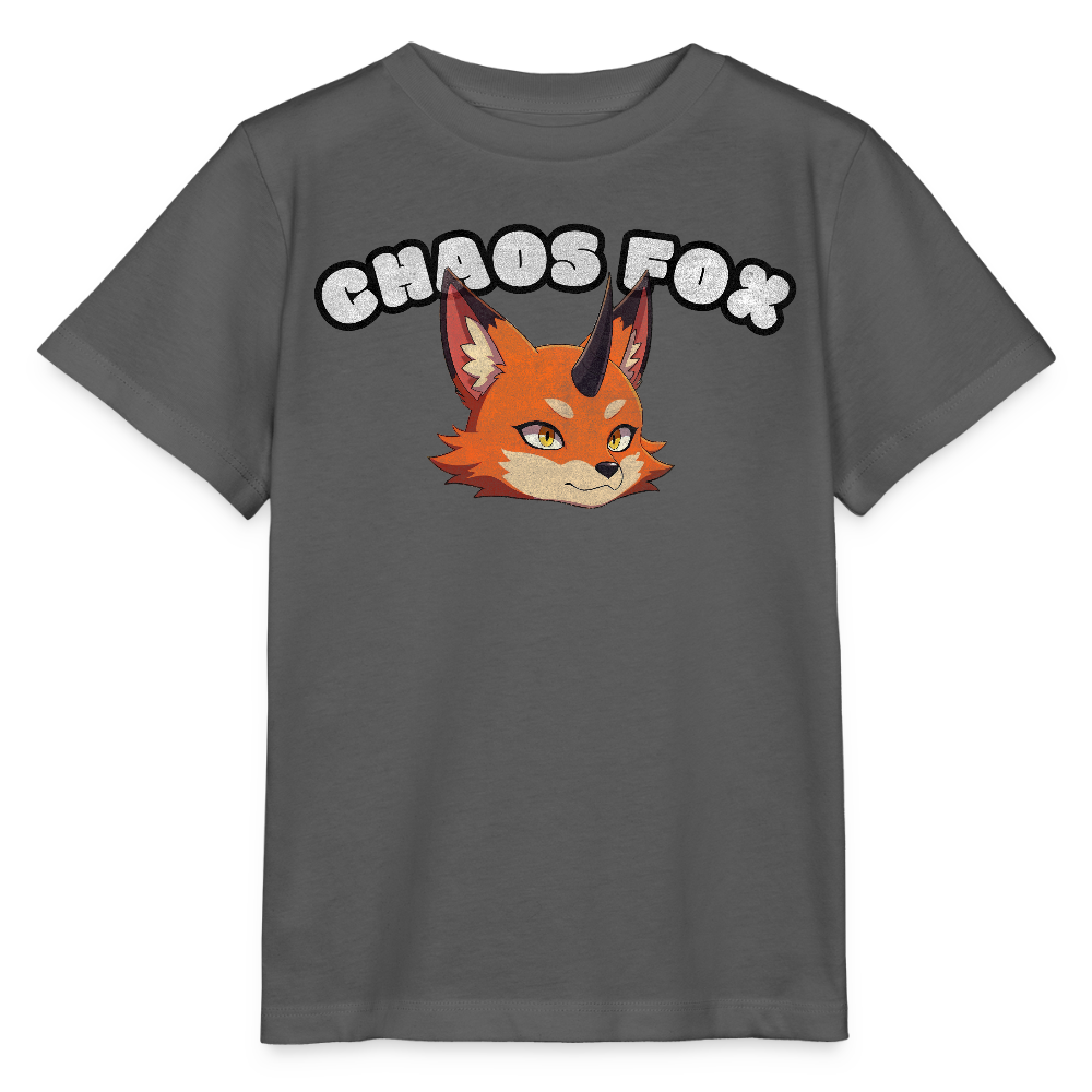 Tokyo Devil Kids T-Shirt Chaos Fox | Organic Cotton - Anthrazit