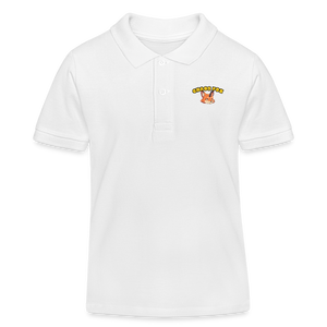 CHAOS FOX Kinder Bio-Poloshirt | Tokyo Devil - Weiß