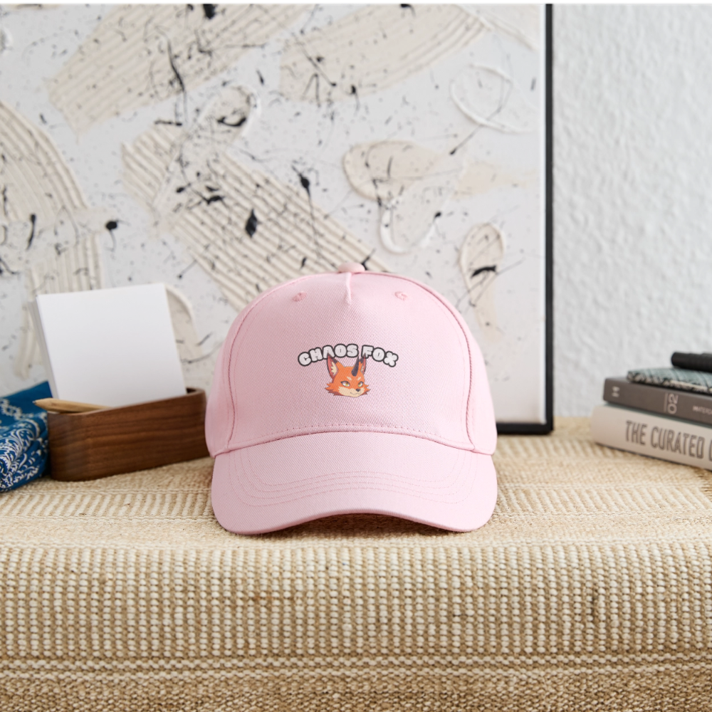 Tokyo Devil Kinder Bio-Basecap Organic Cotton - Hellrosa