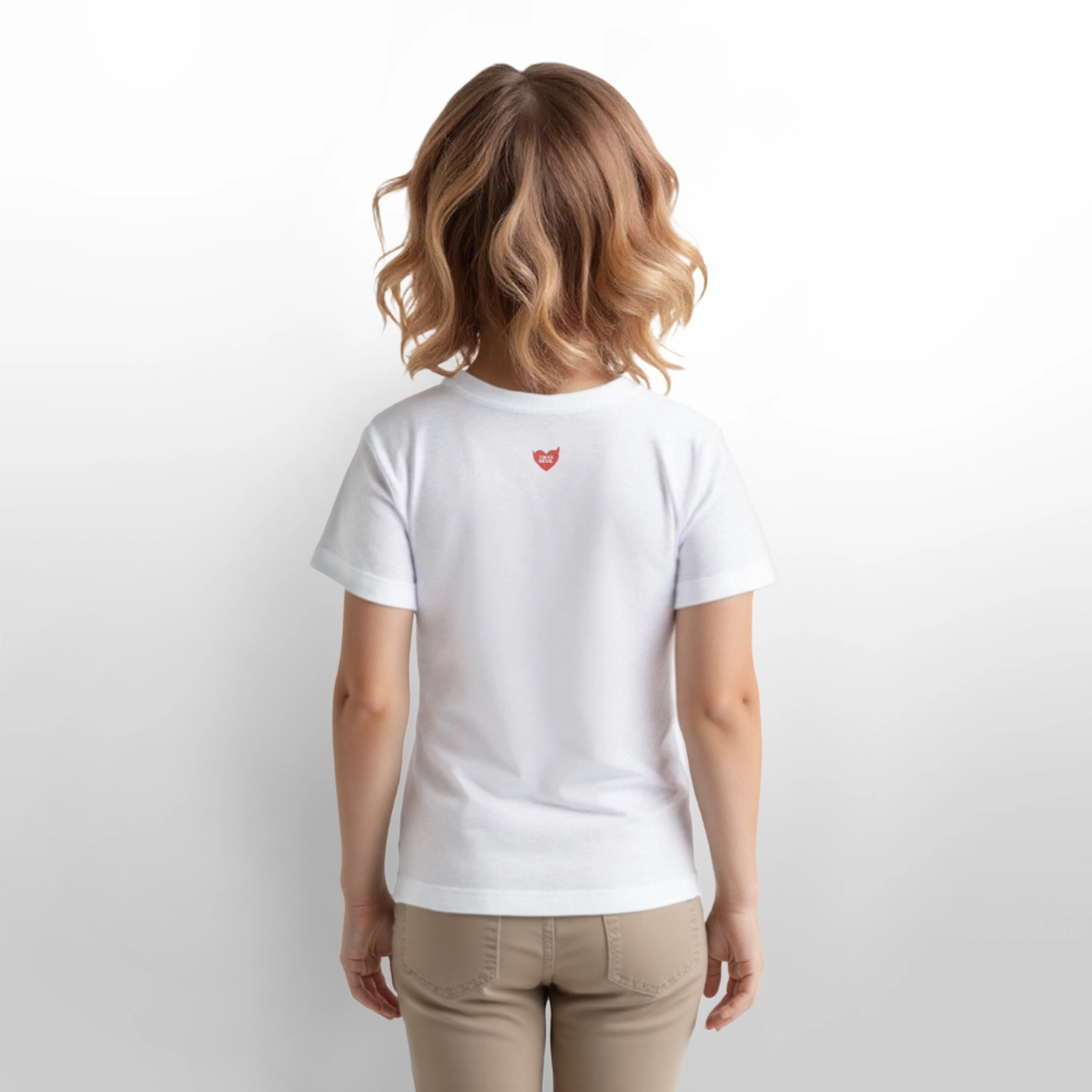 Tokyo Devil Kinder T-Shirt FOXINATOR | Organic Cotton - Weiß