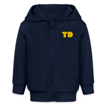 Tokyo Devil Kinder Hoodie mit TD TYPO | Bio-Baumwolle - Navy