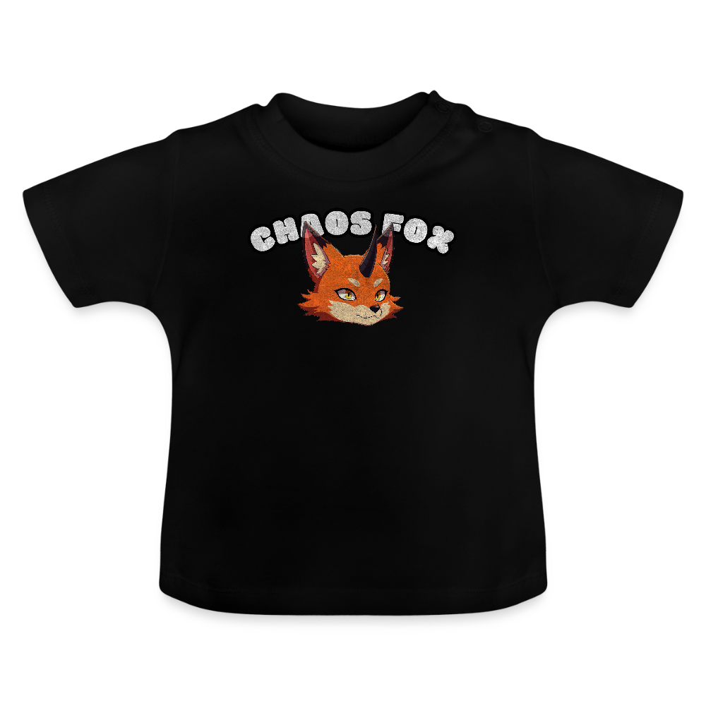 Tokyo Devil Baby T-Shirt Mini Tee | 100% Baumwolle | Mit Druckknöpfen - Schwarz