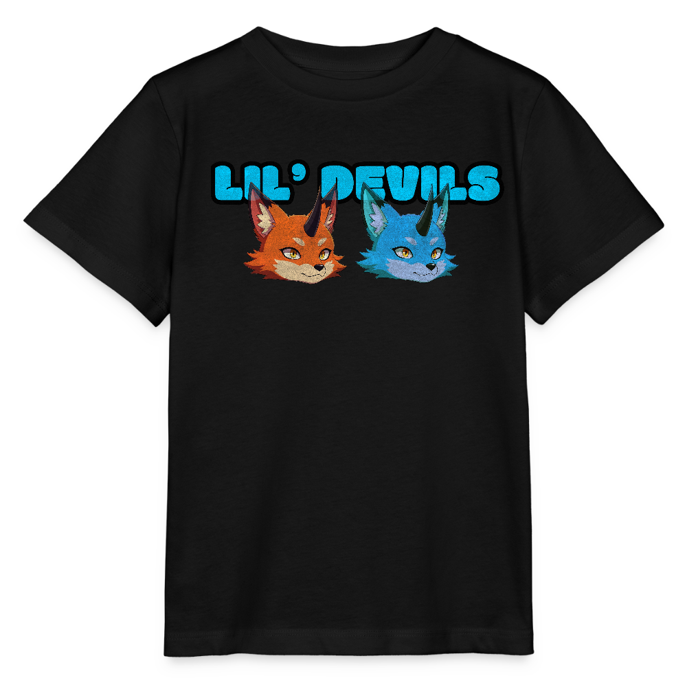 Tokyo Devil Kinder T-Shirt | LIL’ DEVILS Print + Oni-Motive - Schwarz