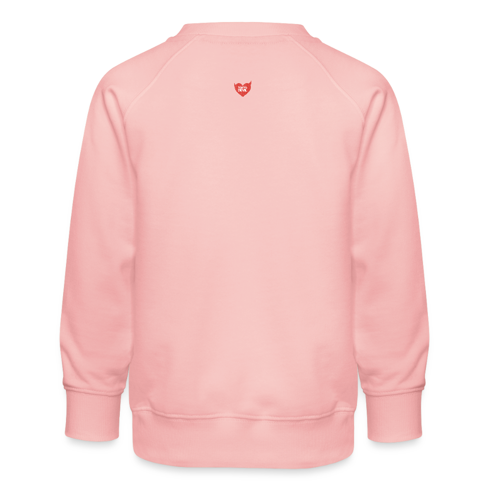 LIL’ DEVILS Oni Fuchs Skizze Kinder Pullover | Tokyo Devil - Kristallrosa