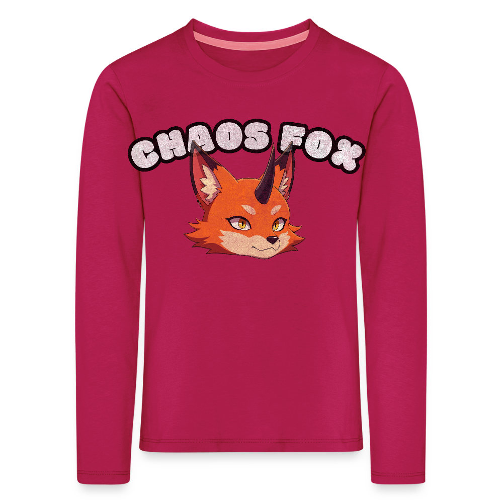 Tokyo Devil Premium Langarmshirt Streetwear | Unisex Basic - dunkles Pink