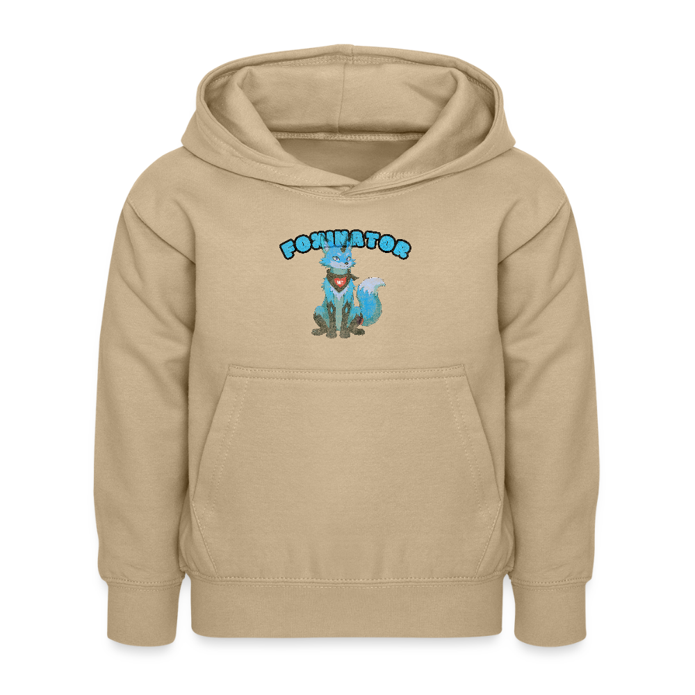 Tokyo Devil Teen Streetwear Kuschel-Hoodie | Foxinator Coralblue - Sand