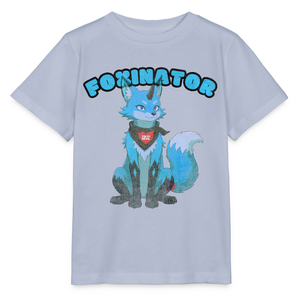 Tokyo Devil Kinder T-Shirt Foxinator Coralblue | Organic Cotton - Lavendel-Violett