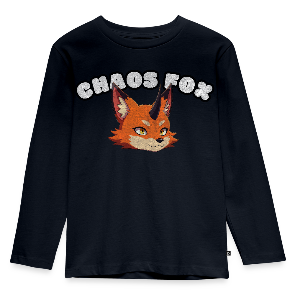 Tokyo Devil Premium Langarmshirt Streetwear | Unisex Basic - Navy