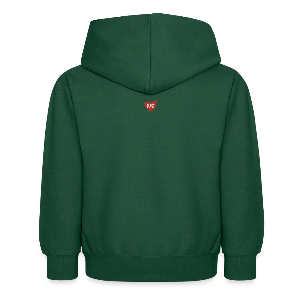 Tokyo Devil Teen Streetwear Kuschel-Hoodie | Foxinator Coralblue - Flaschengrün