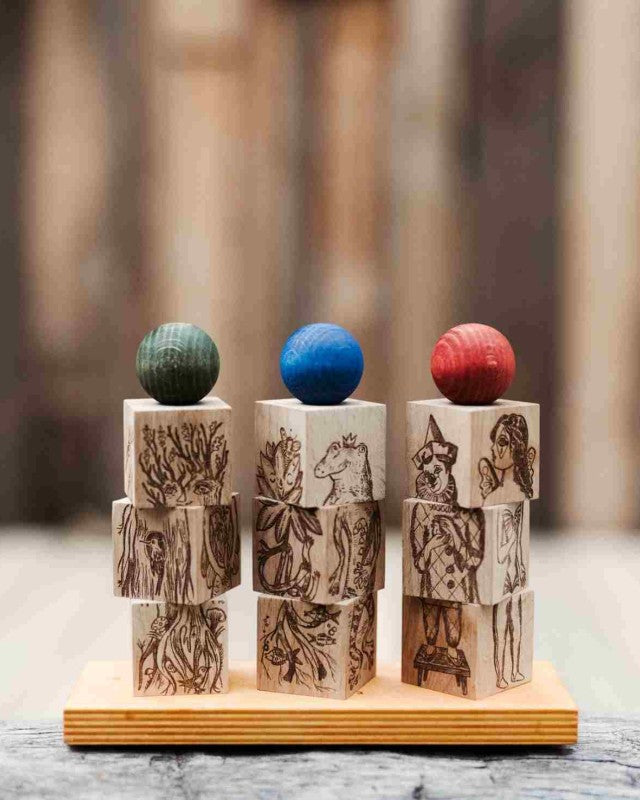 Wooden Story – Puzzle Dreamland Spinner | Bunt