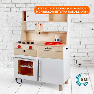 Montessori Kinderküche voll ausgestattet educo