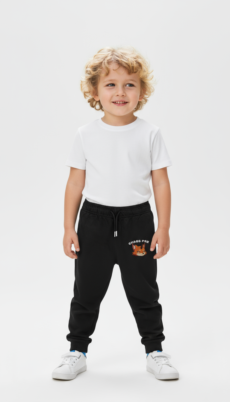 Bio Jogginghose Kinder Schwarz  | Tokyo Devil