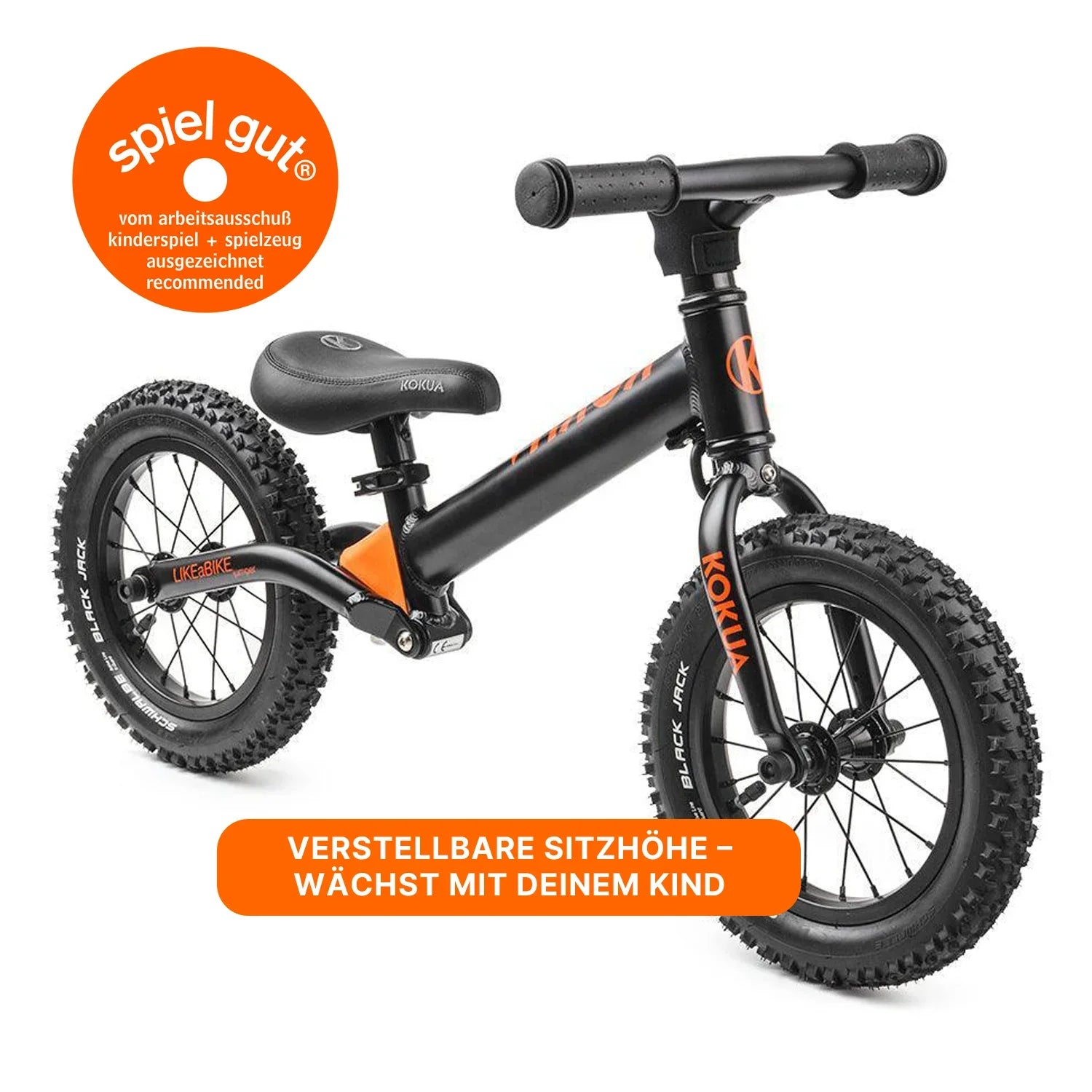 kinderfahrrad kokua gebraucht Kokua LIKEaBIKE Jumper schwarz – Laufrad für Kinder mit Luftreifen