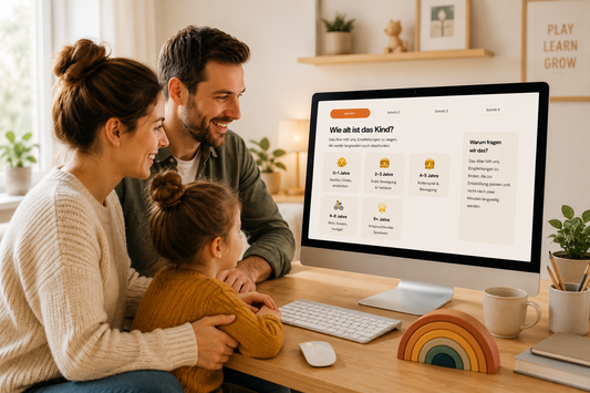 Spielzeugberater von Verysuperb hilft Eltern dabei, passendes Spielzeug nach Alter, Interessen und Entwicklung des Kindes zu finden.