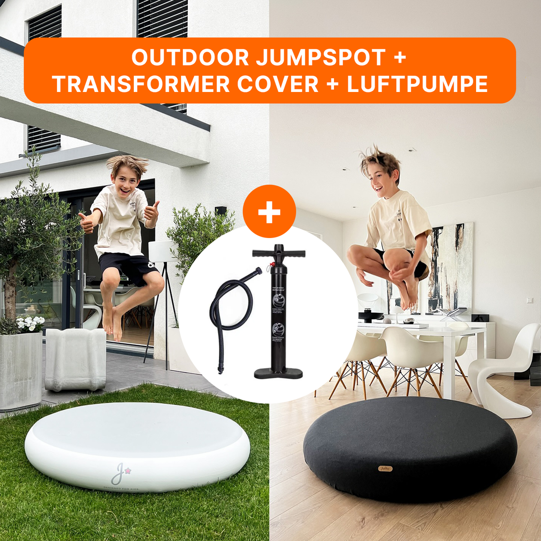 Jupiduu Jumpspot Indoor – Springkissen für Kinderzimmer